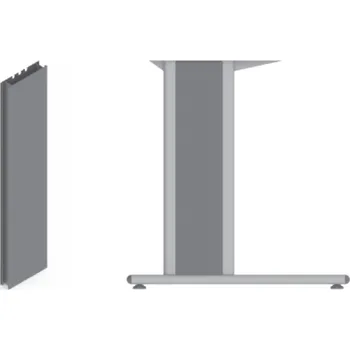 Stolová podnož BACK výplň plastová šedá