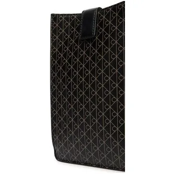 Taška na telefon Calvin Klein Emblem Aop Phone Crossbody LV04F1115G Černá OS