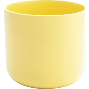 Květináč Obal na květináč Lafiora Alma keramický Ø 13,5 x 12,6 cm barva citronová