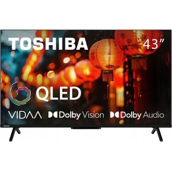 Televizor QLED Televize Toshiba 43QV2463DG 43" 4K UHD černá