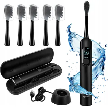 Péče o chrup Elektrický sonický zubní kartáček Indukční 90 tis. ot/min + 6 náhradních hlavic