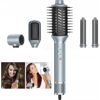 Kulma 5v1 Horkovzdušná rotační kulma a fén na vlasy s ionizací - sada 5 v 1