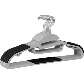 Věšák Šatní ramínko plastový Gockowiak odstíny šedé