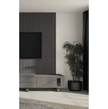 Nábytkové kování Obkladové lamely MARTEL Dub šedý s černou2,7 m