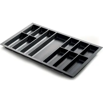 Příborník do zásuvky Příborník Classico Kristall softTouch 500/90 černá kristall