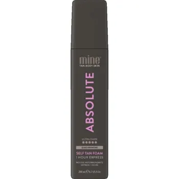 Kosmetika Minetan Absolute Self Tan Foam - Ultra tmavá samoopalovací pěna 200 ml