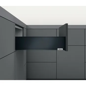 Nábytkové kování Legrabox 40 kg karbon černý K 550 mm Blumotion/TOB