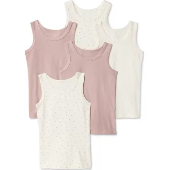 Dámské tričko 721101 - Tchibo - Dětská tílka - dámské - vel. 98/104 - barva: bílá/s potiskem