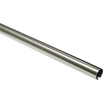 Garnýž Záclonová tyč s drážkou Windsor nerezová ocel Ø 25 mm 160 cm