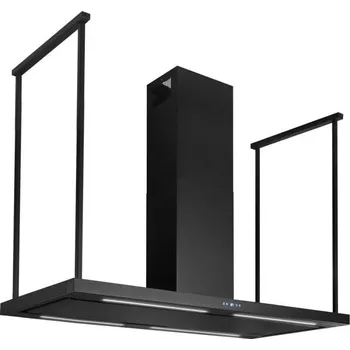 Digestoř Ostrůvková digestoř Nortberg Centropolis Black Matt - 180 cm