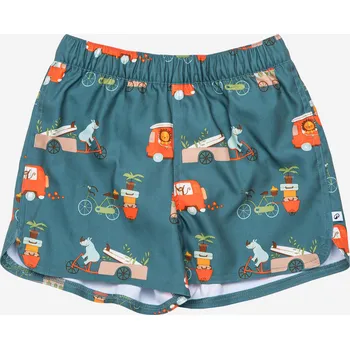 Kojenecké plavky DECATHLON Plavecké kraťasy pro nejmenší Van 3 ROKY ZELENÁ