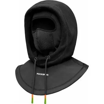 Kukla ROCKBROS Cyklistická kukla dvouvrstvá ČERNÁ