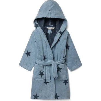 Dámský župan 718549 - Tchibo - Dětský župan - pro miminko - vel. 86/92 - barva: modrá/s potiskem