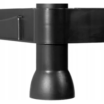 Dílenský regál PLASTOVÝ REGÁL DO SKLADU GARÁŽE SKLEPA ČERNÝ 5 POLIC