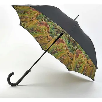 Deštník Fulton dámský holový deštník NATIONAL GALLERY Bloomsbury 2 TIGER SUPRISED L847