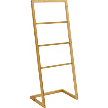 Věšák Bambusový stojanový věšák Mekong se 4 policemi