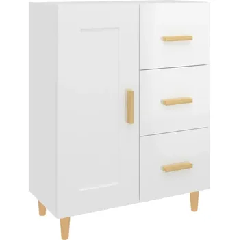 Komoda Komoda VidaXL 69,5 x 34 x 90 cm, bílá lesklá