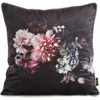 Povlečení POVLEČENÍ NA POLŠTÁŘ 45X45 dekorativní velvet glamour elegantní tmavé retro 37