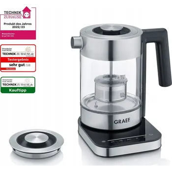 Rychlovarná konvice Rychlovarná konvice Graef z103625 2000 W 1 l průhledná