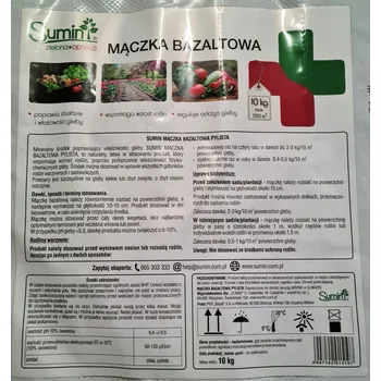 Hnojivo Hnojivo bazaltová moučka Sumin prášek 10 kg 10 l Pro zlepšení půdy