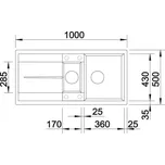 Blanco Metra 6 S - Antracit