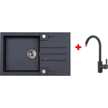 Kuchyňský dřez Alveus ROCK 130 + TONIA - Černá, Black