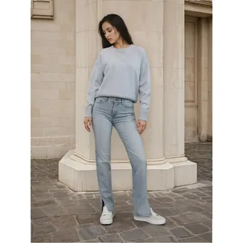 Dámské džíny Sinsay - Džíny straight se středně vysokým sedem - šedá - 871GY-09J - 871GY-09J-38