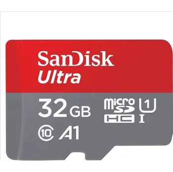 Paměťová karta Paměťová karta Sandisk Ultra microSDHC 32 GB 120 MB/s A1 Class 10 UHS-I, s adaptérem