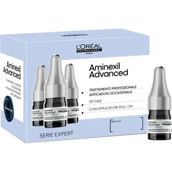 Vlasová regenerace L'Oréal Professionnel Série Expert Aminexil Advanced Ampoules kúra pro růst vlasů a posílení od kořínků 30 x 6 ml