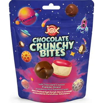 Bonbon DURUKAN JOX CRUNCHY CHOCOLATE FRUITY 50g