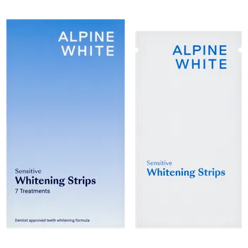 Dentální hygiena Alpine White Sensitive bělicí pásky na citlivé zuby, 7x2 ks