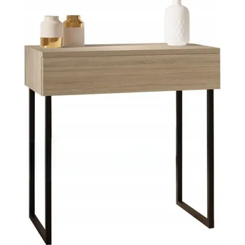 Komoda Toaletní Stolek, komoda na nožkách se spodním úchytem, dub sonoma, šířka 60 cm