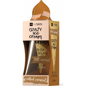 HISKIN Crazy Ice Cream Tělový krém - Slaný karamel 200 ml