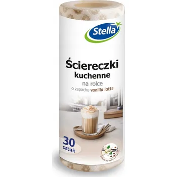 Utěrka Kuchyňské utěrky v roli 30 ks s vůní vanilla latte STELLA