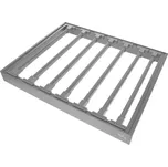 Šatní rám s věšákem na kalhoty a dotlumením antracit - 700