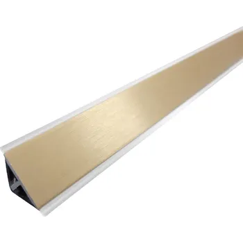 Nábytkové kování Lišta těsnící TL 20 2 m - Zlatá broušená