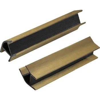 soklová lišta Roh 135° vnitřní a vnější zlatá - 100 mm