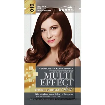 Barva na vlasy Barvy na vlasy Joanna odstíny hnědé, kaštanově hnědá 010