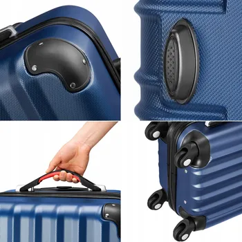 Voyano Sada pevných kufrů ABS 4904060402803 184 l