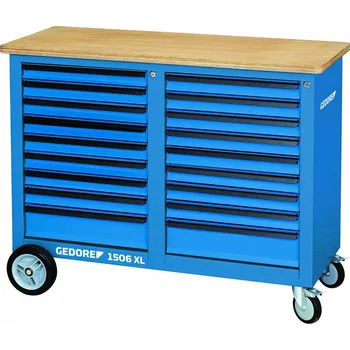 Dílenský stůl GEDORE BLUE 1506 XL Pojízdný pracovní stůl s velkou šířkou 1506 XL 2810 2528096