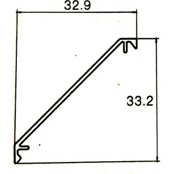 Nábytkové kování Cemux Starship kryt profilu pro montáž na zeď černý - 200 cm