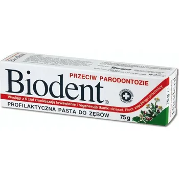 Dentální hygiena Zubní pasta proti paradentóze Biodent 75 ml