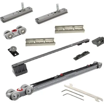 Nábytkové kování Cemux Starship Minimal sada kování pro dřevěné dveře 1 křídlo 100 kg s tlumením