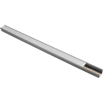 Nábytkové kování LED profil Celux SLS-03 zafrézovat s LED páskem 3 m antracit