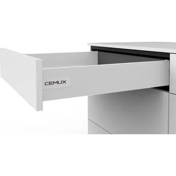 Nábytkové kování Cemux A Box zásuvka bílá H84 - 450 mm