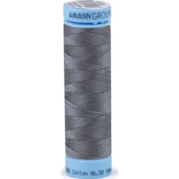Nit Bavlněné nitě 100 m Etiketní č.50 Triana Amann, střední, 0415 Agate Gray