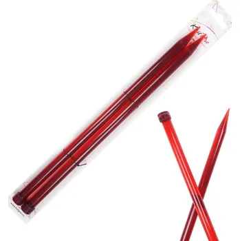 Nástroj na niť a příze Rovné akrylové pletací jehlice Trendz 30 cm 12 mm