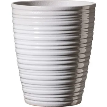 Obal na květináč Obal na květináč Bergamo Nature Ø 13 cm světle šedý