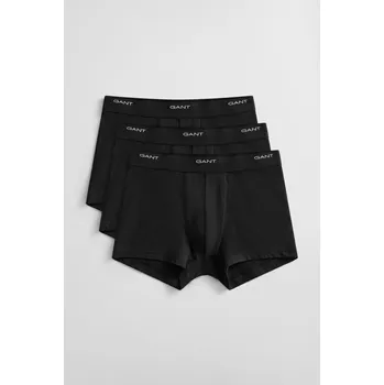 Pánské spodní prádlo SPODNÍ PRÁDLO GANT CORE TRUNK 3-PACK BLACK