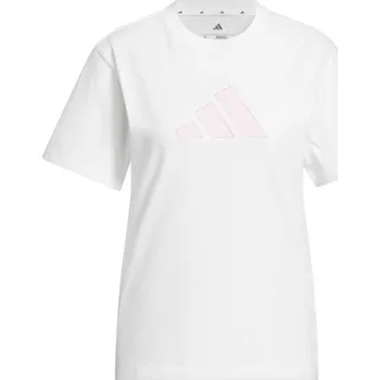 Dámské tričko Dámské tričko adidas W SC GINGHAM TEE S Bílá, Růžová